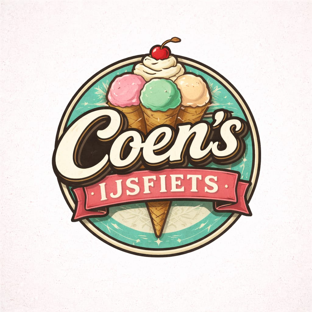 Coen's IJsfiets logo